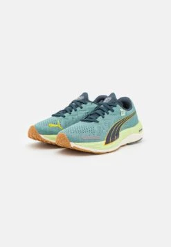 Puma Velocity Nitro 2 Fmile - Neutral Running Shoes - Adriatic/Dark Night/Fresh Pear -Deals Sport Girl Outfit Store 013d2fbc221b47239d42dffcdc11ee01