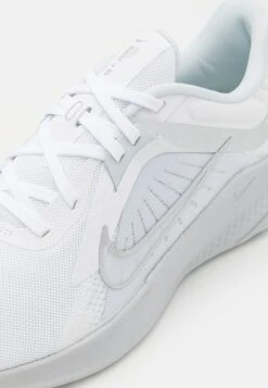 Nike Performance Quest 5 - Neutral Running Shoes - White/Metallic Silver/Pure Platinum -Deals Sport Girl Outfit Store 053d57e92b0d426491297519919e6159