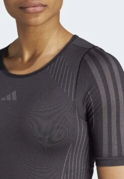 ADIDAS PERFORMANCE Sml T - Sports T-Shirt - Black/Grey Six -Deals Sport Girl Outfit Store 05b13b22bff244d8bee684a740c6b2f1