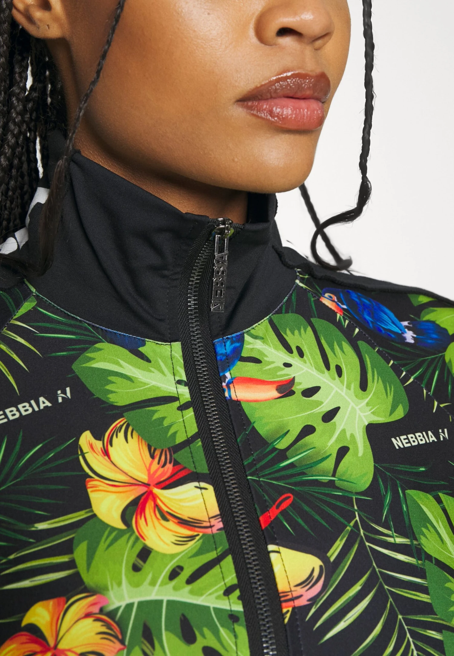 NEBBIA High Energy Cropped Jacket - Training Jacket - Green 7 NEBBIA High Energy Cropped Jacket - Training Jacket - Green - Image 5