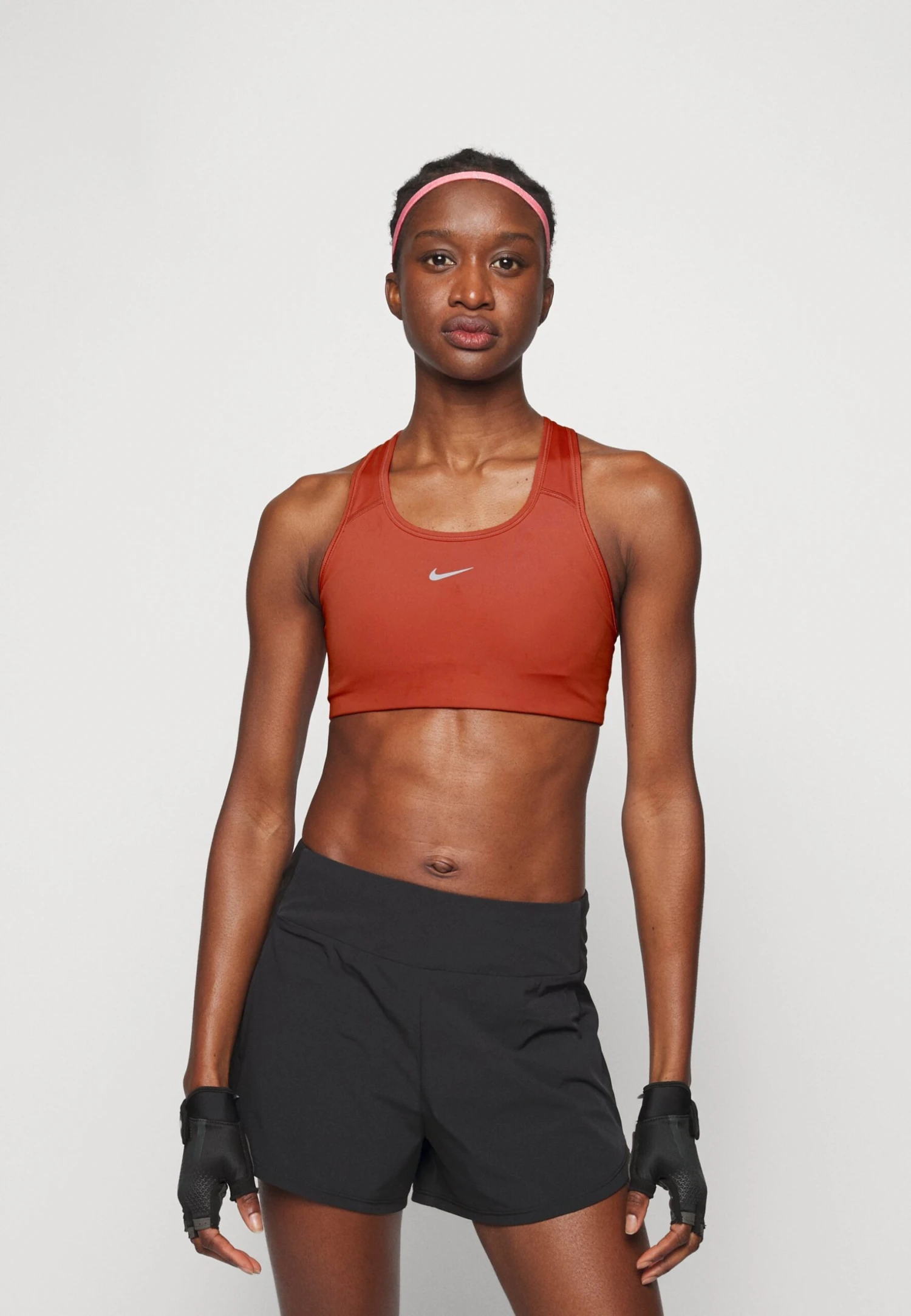 Nike Performance Bra - Medium Support Sports Bra - Adobe/White 5 Nike Performance Bra - Medium Support Sports Bra - Adobe/White - Image 3