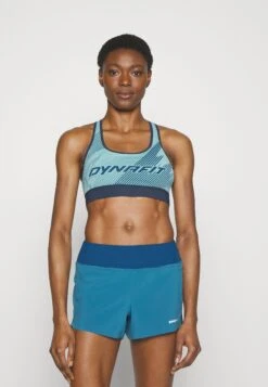 Dynafit Alpine Graphic Bra - Medium Support Sports Bra - Marine Blue