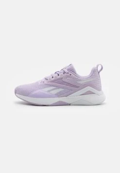 Reebok Nanoflex Tr V2 - Neutral Running Shoes - Purple/Cold Grey/Footwear White