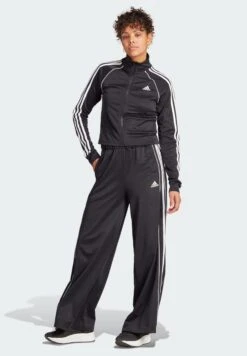 Adidas Sportswear Teamsport - Tracksuit - Top:Black/White Bottom:Black/White