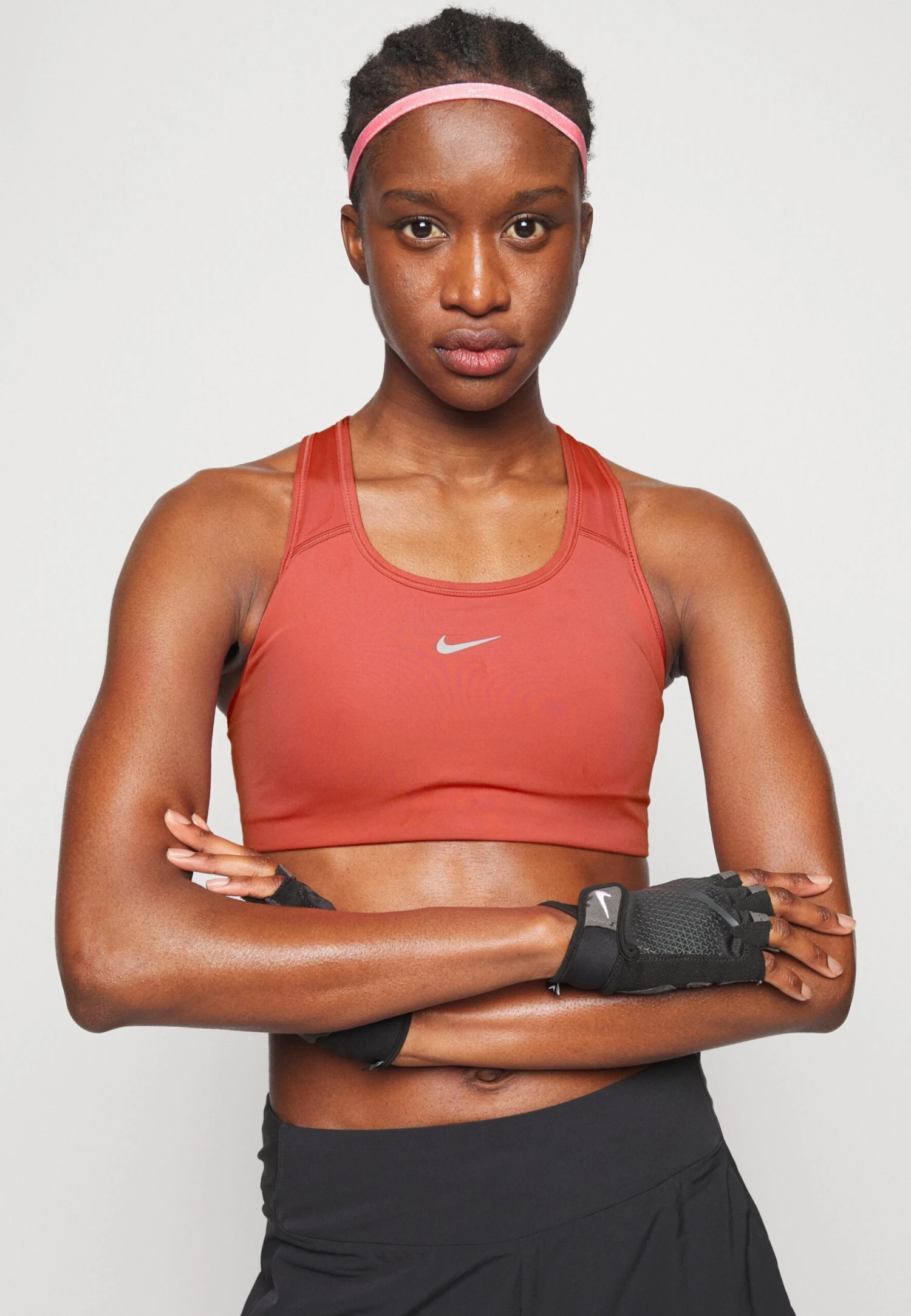 Nike Performance Bra - Medium Support Sports Bra - Adobe/White 7 Nike Performance Bra - Medium Support Sports Bra - Adobe/White - Image 5