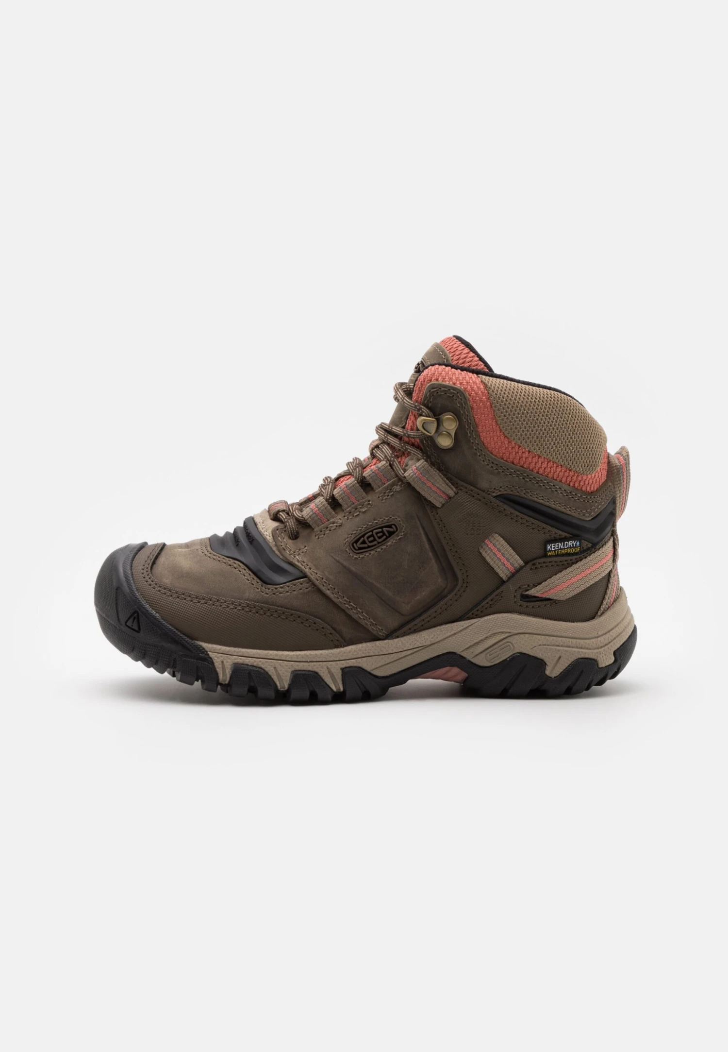 Keen Ridge Flex Mid Wp - Hiking Shoes - Timberwolf/Brick Dust 3 Keen Ridge Flex Mid Wp - Hiking Shoes - Timberwolf/Brick Dust