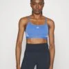 ADIDAS PERFORMANCE Aer Ls S - Light Support Sports Bra - Blue Fusion/White -Deals Sport Girl Outfit Store 1c28ae16c33c4b83af0cd9331a329fde