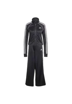 Adidas Sportswear Teamsport - Tracksuit - Top:Black/White Bottom:Black/White -Deals Sport Girl Outfit Store 1ed3ee1dc469432885975127a5f0c396
