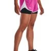 Under Armour FlyBy- Sports Shorts - Rebel Pink / White / Reflective -Deals Sport Girl Outfit Store 20d4fa497aff4882b53cb0edc64f477f