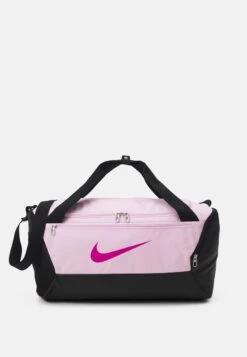 Nike Performance Brasilia Duffel Unisex - Sports Bag - Pink Foam/Black/Active Fuchsia)