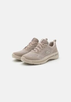 Go Walk Arch Fit Lace Up - Walking Trainers - Taupe -Deals Sport Girl Outfit Store 230b26fe4ab64697b62a673f7def45c8