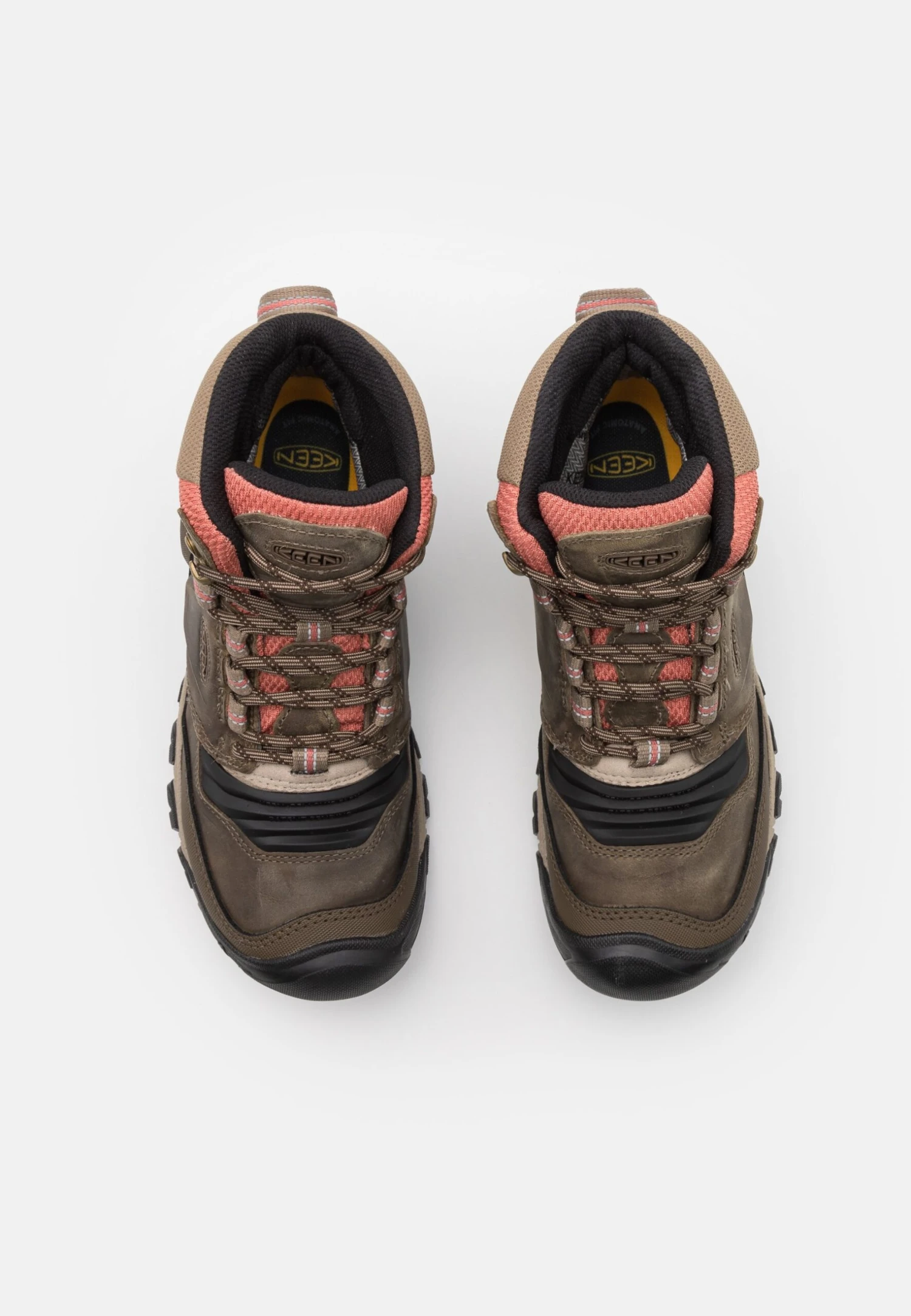 Keen Ridge Flex Mid Wp - Hiking Shoes - Timberwolf/Brick Dust 6 Keen Ridge Flex Mid Wp - Hiking Shoes - Timberwolf/Brick Dust - Image 4