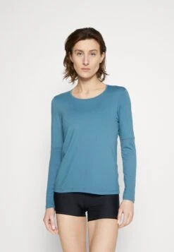 CASALL Essential Detail Long Sleeve - Long Sleeved Top - Ocean Blue