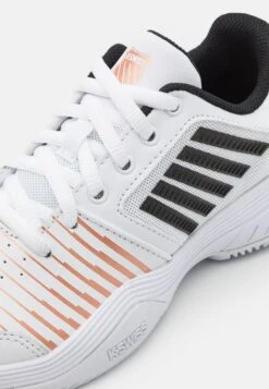 K-Swiss Court Express Hb - Clay Court Tennis Shoes - White/Black/Rosegold -Deals Sport Girl Outfit Store 264409c5fb794dd4a7ce87c11910d48e