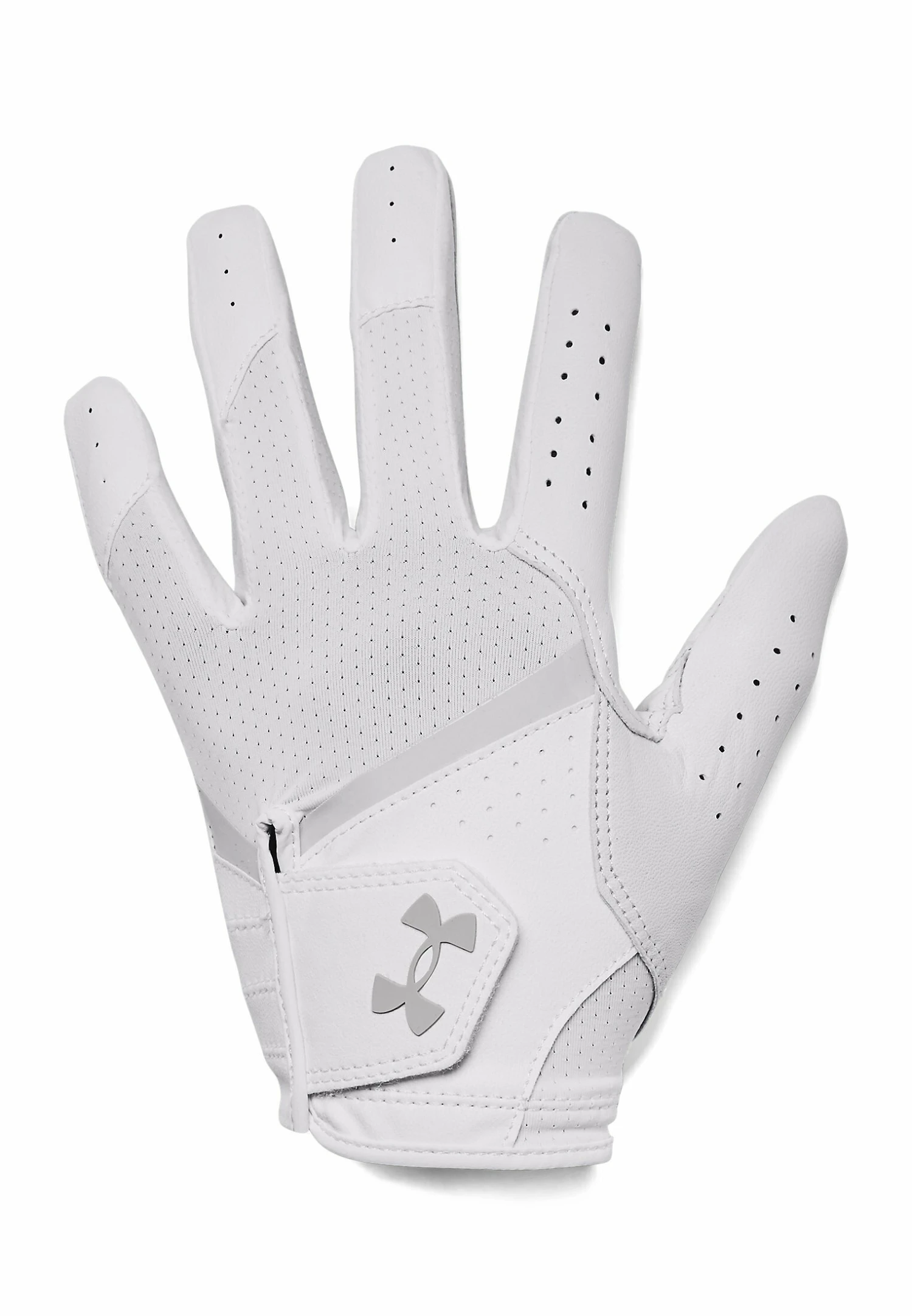 Under Armour Full Finger Isochill Golf- Gloves - White 3 Under Armour Full Finger Isochill Golf- Gloves - White