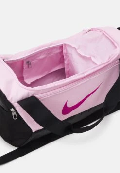 Nike Performance Brasilia Duffel Unisex - Sports Bag - Pink Foam/Black/Active Fuchsia) -Deals Sport Girl Outfit Store 2946d3da6af2430284a1287d7d9a575d