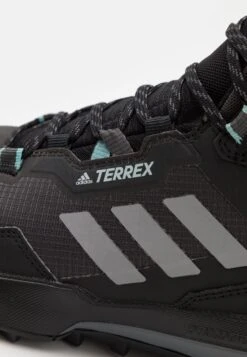 ADIDAS PERFORMANCE Terrex Ax4 Mid Gore-Tex Hiking Technical Shoes - Hiking Shoes - Core Black/Grey Three/Mint Ton -Deals Sport Girl Outfit Store 2c48864923534d8c8884a02157780732