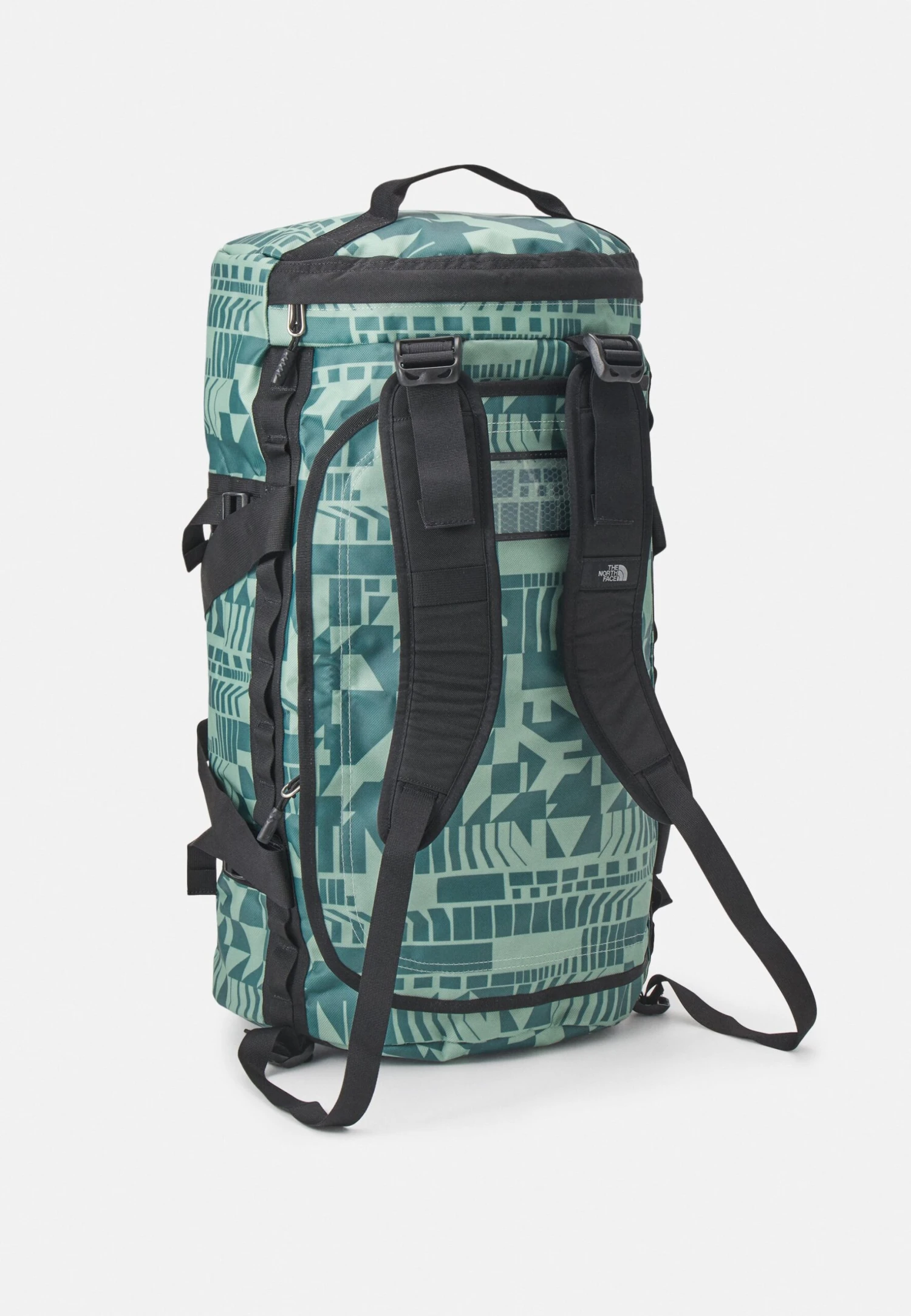 The North Face Base Camp Duffel M Unisex - Holdall - Misty Sage Irregular Geometry/Black 6 The North Face Base Camp Duffel M Unisex - Holdall - Misty Sage Irregular Geometry/Black - Image 4