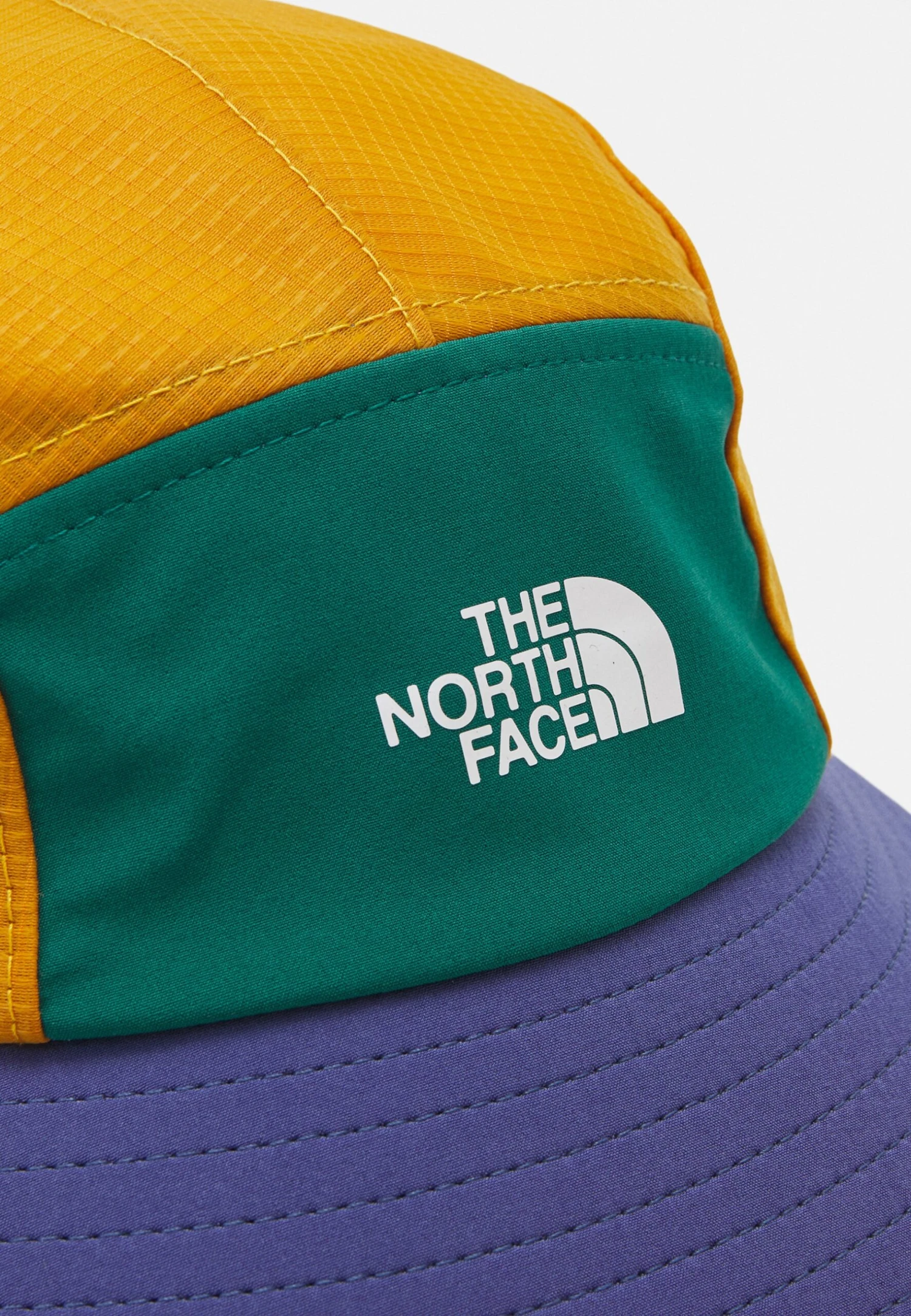 The North Face Run Bucket Unisex - Hat - Forest Fern/Cave Blue/Citrine Yellow 5 The North Face Run Bucket Unisex - Hat - Forest Fern/Cave Blue/Citrine Yellow - Image 3