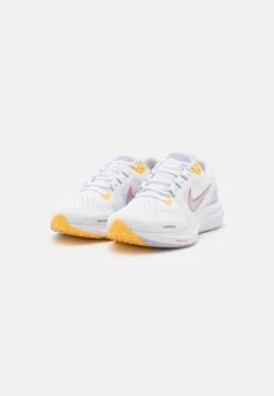 Nike Performance Air Zoom Vomero 16 - Neutral Running Shoes - White/Oxygen Purple/Sea Coral/Topaz Gold -Deals Sport Girl Outfit Store 36325b442bd44cd7a4dd3582e3454315