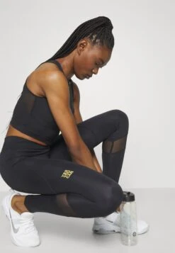 NEBBIA Womens High Waist Push Up Leggings Intense Heart Shaped - Leggings - Black/Gold -Deals Sport Girl Outfit Store 3656555b9b4040989387a803c485ac34