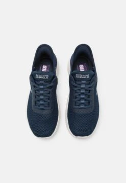 Go Walk Flex Slip In - Walking Trainers - Navy/White -Deals Sport Girl Outfit Store 36de1ed633e34401a2f5ab333cb4c954