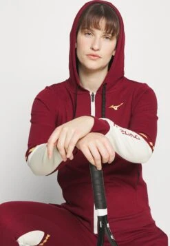 Mizuno Athletics Jacket - Training Jacket - Cabernet -Deals Sport Girl Outfit Store 375d2874675642b88e16a60ad1068929