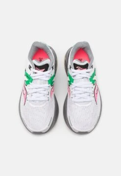 Saucony Guide 16 - Stabilty Running Shoes - White/Gravel -Deals Sport Girl Outfit Store 41f612de620c41928498a6269606cd27