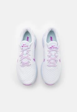 Nike Performance Renew Ride 3 - Neutral Running Shoes - White/Rush Fuchsia/Blue Tint/Vivid Purple -Deals Sport Girl Outfit Store 45e2e7e042ba4119bb889ac34b50ecf8