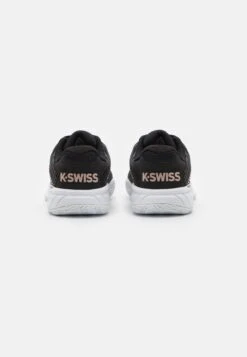 K-Swiss Hypercourt Express 2- Multicourt Tennis Shoes - Black/White/Rose Gold -Deals Sport Girl Outfit Store 4863dcb9bee94e128b3b80b21da20700