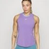 Nike Performance One Luxe Tank - Top - Space Purple -Deals Sport Girl Outfit Store 48fe6e24642d4810a87e37910fc4f267