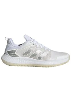 ADIDAS PERFORMANCE Defiant Speed W Clay - Clay Court Tennis Shoes - Ftwr White/Silver Met./Grey One -Deals Sport Girl Outfit Store 4a59747ed27a4319ac6abf18656daf5f