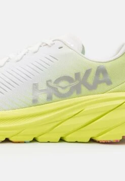 Hoka Rincon 3 - Neutral Running Shoes - White/Citrus Glow -Deals Sport Girl Outfit Store 4d577e46513e42c59cd4938ad92ca6ac