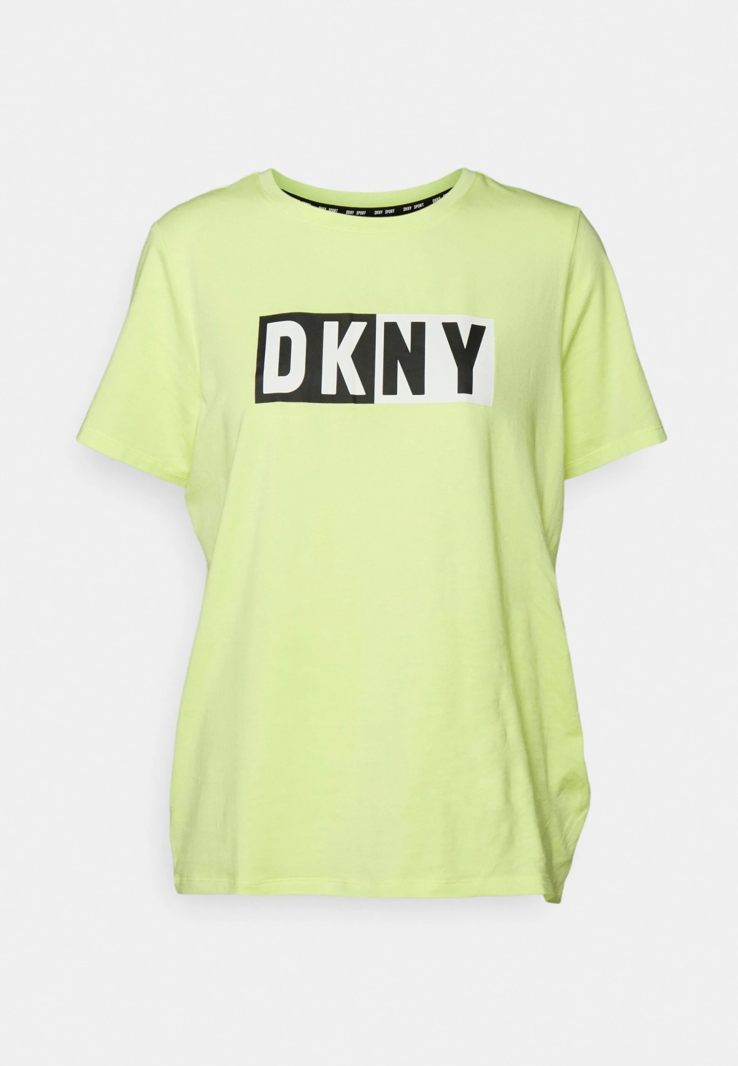 DKNY Two Tone Logo Tee - Print T-Shirt - Sunny Lime 7 DKNY Two Tone Logo Tee - Print T-Shirt - Sunny Lime - Image 5
