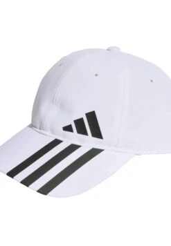 ADIDAS PERFORMANCE Stripes Aeroready Baseball- Cap - White Black Black -Deals Sport Girl Outfit Store 506a77bbb02e45f9900526b175c80a7c