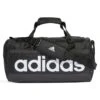 ADIDAS PERFORMANCE Linear Duffel M - Sports Bag - Black White -Deals Sport Girl Outfit Store 5153895ef527411b94a8006143ef6233