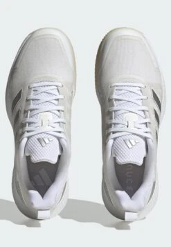 ADIDAS PERFORMANCE Defiant Speed W Clay - Clay Court Tennis Shoes - Ftwr White/Silver Met./Grey One -Deals Sport Girl Outfit Store 528c58b82dca45ca8126cf32a14f6a75