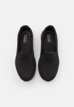 Go Walk 6 Slip On - Walking Trainers - Black -Deals Sport Girl Outfit Store 53aa0a52b9d049b8bfdcf02b7fc070f4