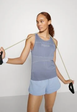 Puma Seamless Tank - Top - Filtered Ash/Spring Lavender -Deals Sport Girl Outfit Store 557ae88b9cc040738afb61689a467fee