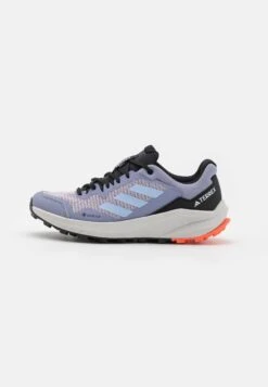 ADIDAS PERFORMANCE Terrex Trailrider Gtx W - Trail Running Shoes - Silver Violet/Blue Dawn/Coral Fusion