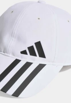ADIDAS PERFORMANCE Stripes Aeroready Baseball- Cap - White Black Black -Deals Sport Girl Outfit Store 572c0134ba344a6698565fce47716136