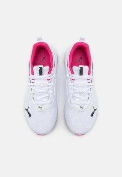 Puma Softride Flair - Walking Trainers - White/Black/Glowing Pink -Deals Sport Girl Outfit Store 5a2b4a09e3ab422eb96a9739458748cd