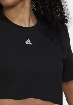 ADIDAS PERFORMANCE Wtr Icns 3S- Print T-Shirt - Black/White -Deals Sport Girl Outfit Store 5ef6e0688485480087ceb678c0c92686