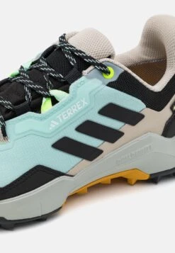 Adidas TERREX Terrex Ax4 Gore-Tex - Hiking Shoes - Semi Flash Aqua/Core Black/Preloved Yellow -Deals Sport Girl Outfit Store 629675a84ddf4355b1a370719a3218e0