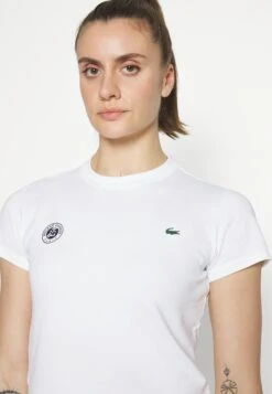 Lacoste Sport Sports T-Shirt - White -Deals Sport Girl Outfit Store 644e3c0b80fe43dfac148fcc764636c0