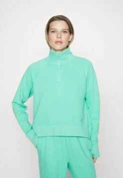 Sweaty Betty Revive Half Zip - Sweatshirt - Radiate Green