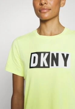DKNY Two Tone Logo Tee - Print T-Shirt - Sunny Lime 13 DKNY Two Tone Logo Tee - Print T-Shirt - Sunny Lime -Deals Sport Girl Outfit Store 69f162f07fb04ac59e12073ff14ab735