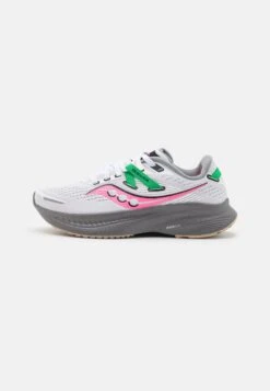 Saucony Guide 16 - Stabilty Running Shoes - White/Gravel