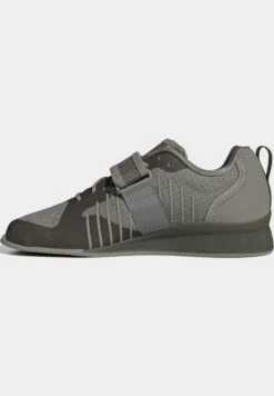 ADIDAS PERFORMANCE Unisex Adipower Weightlifting 3 - Training Shoe - Silver Pebble Core Black Olive Strata -Deals Sport Girl Outfit Store 6dcc604ff1414410a4d23ebc08985cb0