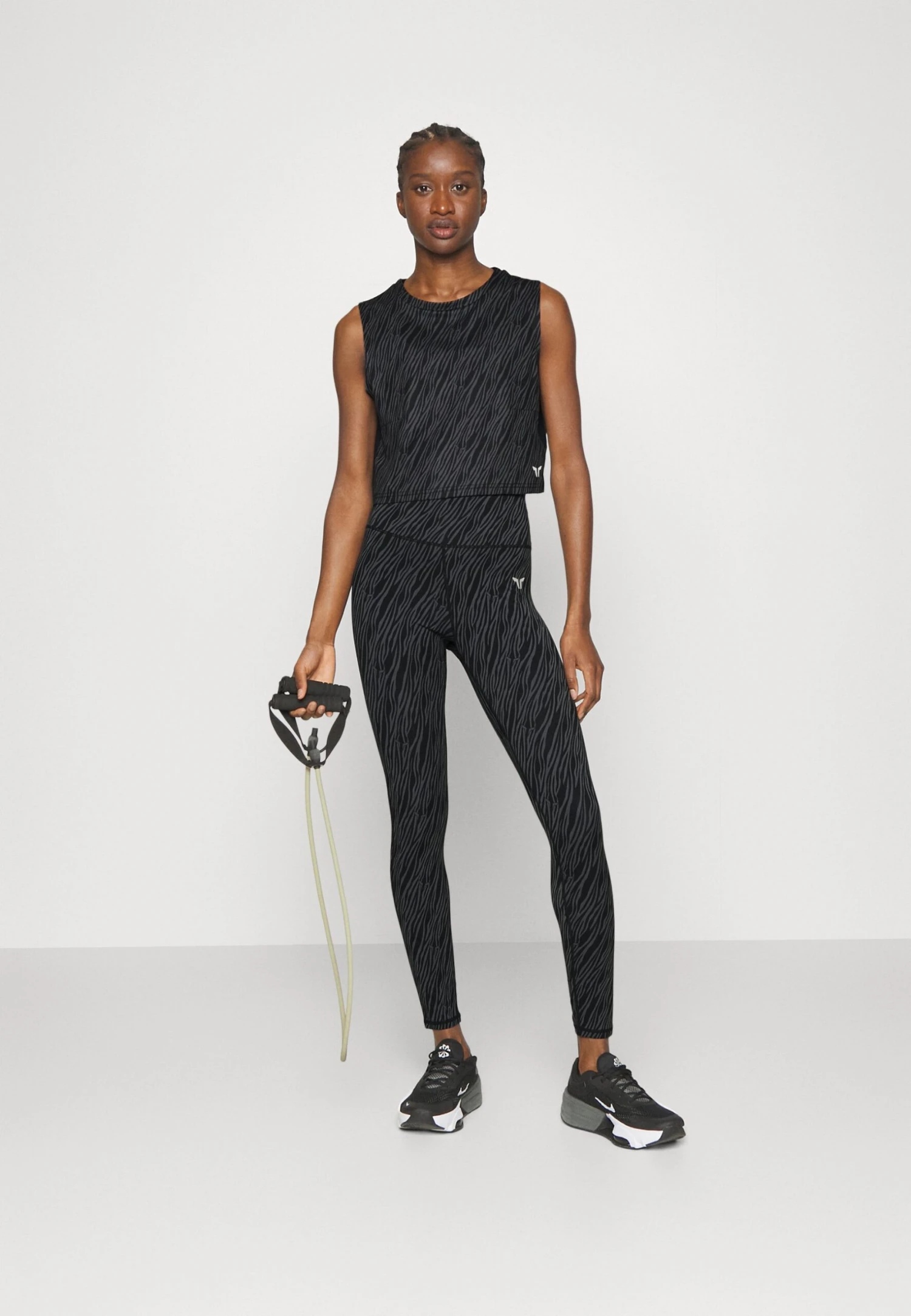 Zebra Agile Leggings - Leggings - Trousers - Black / Charcoal 4 Zebra Agile Leggings - Leggings - Trousers - Black / Charcoal - Image 2